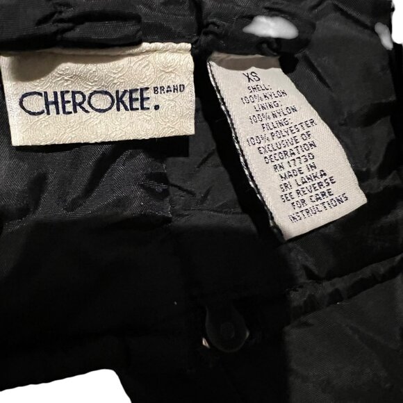 Cherokee Black Snow Bibs Snowpants Winter Sports XS 4-5T - Picture 2 of 3